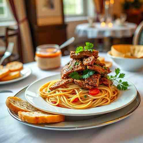 Iftar Ready - Kefta Doner Spaghetti